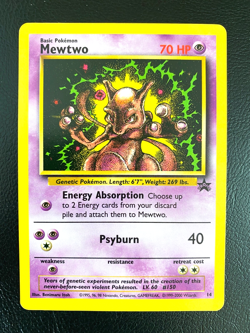 POKEMON MEWTWO BLACK STAR PROMO CARD #14 - Image 1