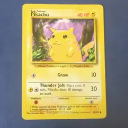 Pokemon Card - Pikachu - Base set - Image 1