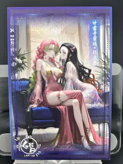 Demon Slayer Mitsuri Nezuko Waifu Card Anime Girl Art Oversized Board A5 - Image 2