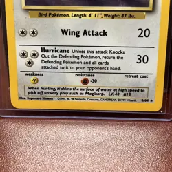Pidgeot 8/64 - Pokemon Holo Rare Card 8/64 Jungle Unlimited Vintage - LP - Image 4