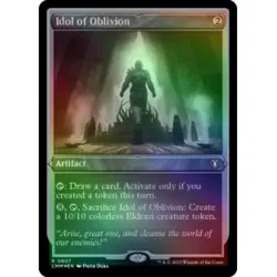 IDOL OF OBLIVION (FOIL-ETCHED) Commander Masters Magic MTG MINT CARD - Image 1