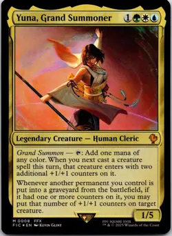 Yuna, Grand Summoner 8 Commander: FINAL FANTASY Magic: The Gathering Foil LP - Image 1