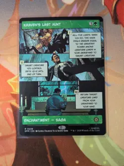 MTG • KRAVEN'S LAST HUNT 0226 Borderless Rare • Marvel Spider-Man Magic M/NM - Image 1