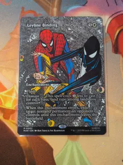 MTG Magic the Gathering Leyline Binding (2/40) Marvel Universe spider-man - Image 1