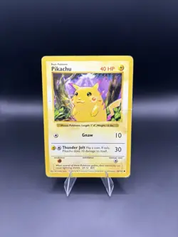 Pikachu (Red Cheeks) - Base Set Shadowless 58/102 - PokemoN (Vintage WoTC) - DMG - Image 1
