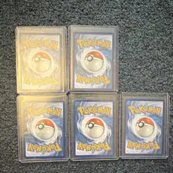 (5) Pokemon Card Lot (check pictures and condition) - Image 2