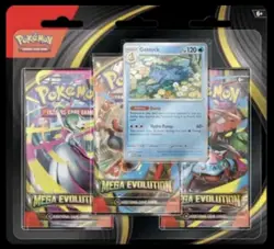 Pokemon Mega Evolution 3 Pack - Blister Factory Sealed Golduck Promo - Image 1