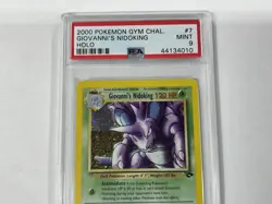2000 POKEMON GYM CHALLENGE HOLO #7 GIOVANNI'S NIDOKING PSA 9 - Image 4