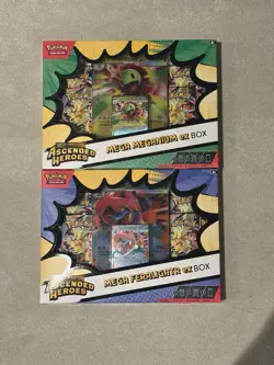 2x Pokemon TCG Ascended Heroes Ex Box (Meganium And Feraligatr) Brand New Sealed - Image 1