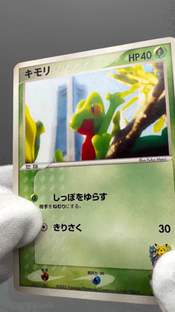 Treecko 037/PCG-P Promo Yokohama Center Opening Japanese Pokemon Card MP+ - Image 2