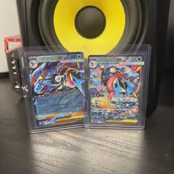 Mega Greninja EX 114/083 SAR Full Art Holo Pokemon M4 Ninja Spinner + REG EX - Image 1