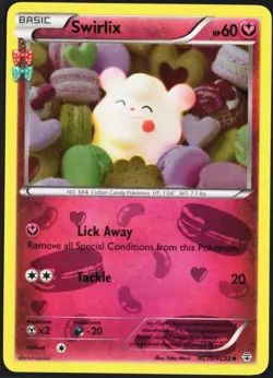 Swirlix RC19/RC32 Generations Radiant Collection Uncommon Holo Pokemon 2016 MP - Image 1