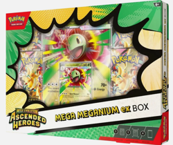 Pokemon TCG: Mega Evolution Ascended Heroes - Mega Meganium ex Box - EN New - Image 1