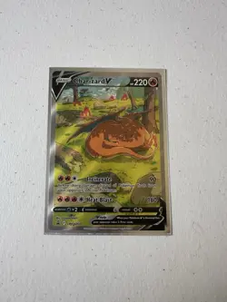 Pokemon TCG Charizard V SWSH260 Near Mint Condition Never Played - Image 1