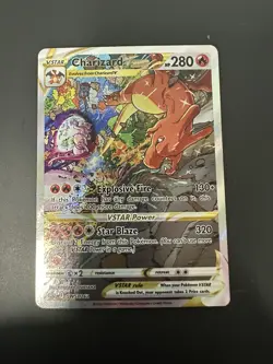 Pokemon TCG Charizard V SWSH260 Near Mint Condition Never Played - Image 3