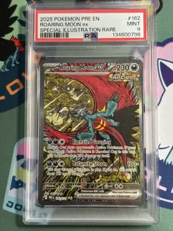 Pokemon Roaring Moon ex 162/131 Sv: Prismatic Evolutions Holo PSA 9 - Image 1
