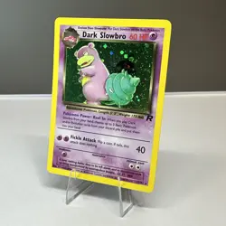 Pokemon Dark Slowbro 12/82 Holo Rare Team Rocket NM/LP - Image 1