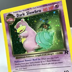 Pokemon Dark Slowbro 12/82 Holo Rare Team Rocket NM/LP - Image 3