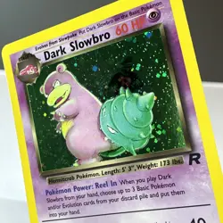 Pokemon Dark Slowbro 12/82 Holo Rare Team Rocket NM/LP - Image 4