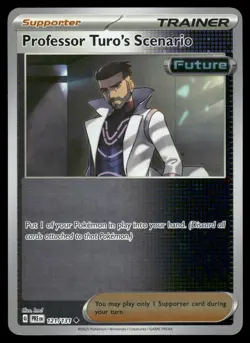 PROFESSOR TURO'S SCENARIO 121/131 PRISMATIC EVOLUTIONS POKEMON REVERSE HOLO NM - Image 2
