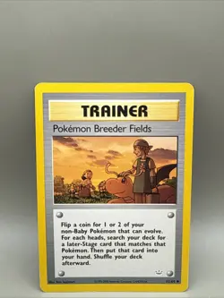 Pokemon Breeder Fields 62/64 Neo Revelation Regular LP - Image 1