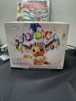 Pokemon Prismatic Evolutions ETB Box FAST SHIPPING!!! with Tear - Image 1
