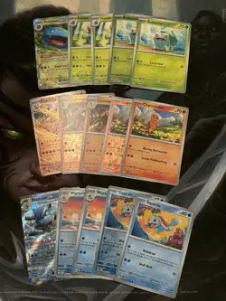 Pokemon 151 Complete BASE Set 1-165 Holo/RH/Base/EX + Custom MEW Binder - Image 2