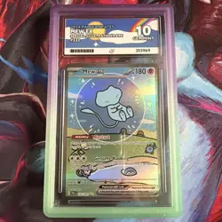 Pokemon TCG Bubble Mew EX 232/091 Paldean Fates SIR ACE 10 - Image 1