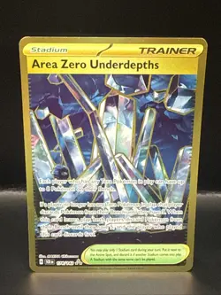 Pokemon TCG Area Zero Underdepths 174/142 Stellar Crown - Hyper Rare, Gold - Image 1