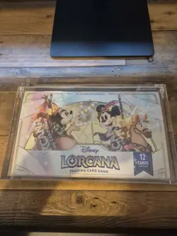 Disney Lorcana TCG Series 9 Fabled Booster Box with Grail Guard Acrylic Sealed - Image 1