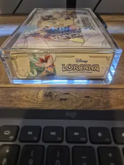 Disney Lorcana TCG Series 9 Fabled Booster Box with Grail Guard Acrylic Sealed - Image 3