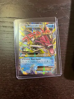 2016 Pokemon Breakpoint M Gyarados EX #27/122 Holo Ultra Rare Mega NM - Image 1