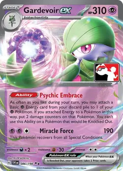 Gardevoir ex EX-Card English Prize Pack Series Cards 086/198 NM Pokemon TCG - Image 1