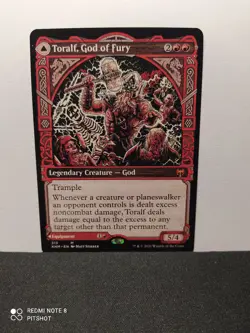 FULLART Toralf, God of Fury Toralf's Hammer / Gott des Zorns - Magic Karte - Image 1