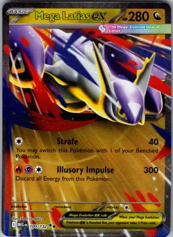 Mega Latias ex 100/132 Double Rare Mega Evolution Pokemon Near Mint - Image 1