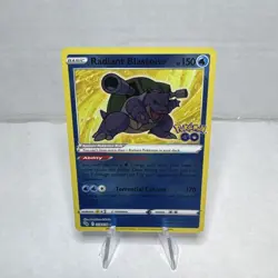 Pokemon TCG Radiant Blastoise 018/078 Pokemon GO Holo - Near Mint - Image 1