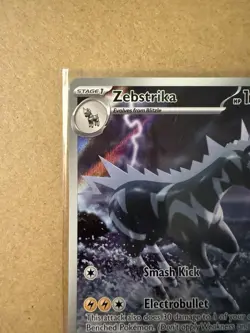 Pokemon TCG Zebstrika 115/086 White Flare Illustration Rare - Image 2