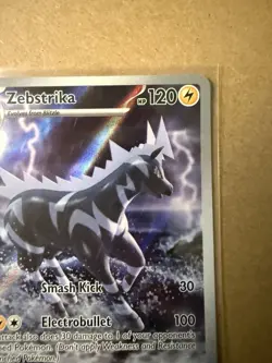 Pokemon TCG Zebstrika 115/086 White Flare Illustration Rare - Image 3
