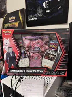 Destined Rivals Pokemon TCG Team Rockets Mewtwo EX Box - SEALED - Image 1