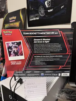 Destined Rivals Pokemon TCG Team Rockets Mewtwo EX Box - SEALED - Image 2