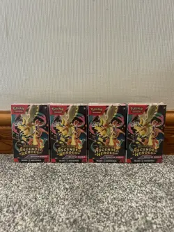 Pokemon Ascended Heros Booster Bundles X4 Brand New Sealed - Image 1