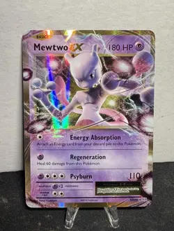 Mewtwo EX NM Pokemon #52/108 Evolutions - Image 1