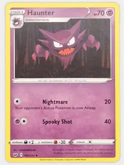 Haunter 084/202 Pokemon - Sword & Shield Base Set MP - Image 1