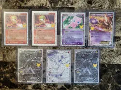 Pokemon Celebrations Reshiram 113 Zekrom 114 Rare Lot Mew Mewtwo Gardevoir Ex - Image 1