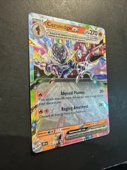 2023 Pokemon Scarlet Violet Surging Sparks Ceruledge Ex 36 /191 Art Holo Foil - Image 2