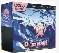 Pokemon Chaos Rising Elite Trainer Box Factory Sealed ETB PRESALE - Image 1