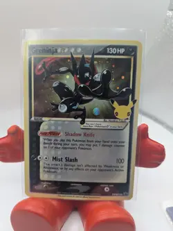 Pokemon TCG Greninja Gold Star SWSH144 25th Celebrations Promo - Image 1