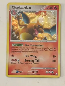 Pokemon Charizard Holo 1/99 Platinum Arceus Vintage Card LP/MP - Image 1