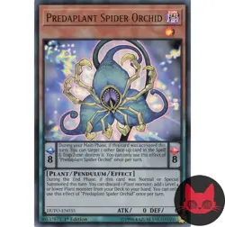 Yugioh Predaplant Spider Orchid DUPO-EN035 Ultra Rare 1st Edition NM - Image 1