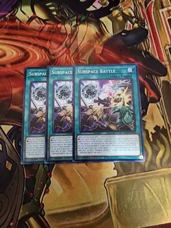 3x Subspace Battle - BLZD-EN100 - Common 1ST ED NM Yugioh - Image 1